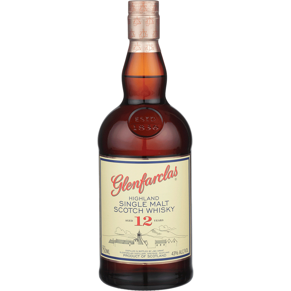 Glenfarclas 12 jaar single malt whisky fles