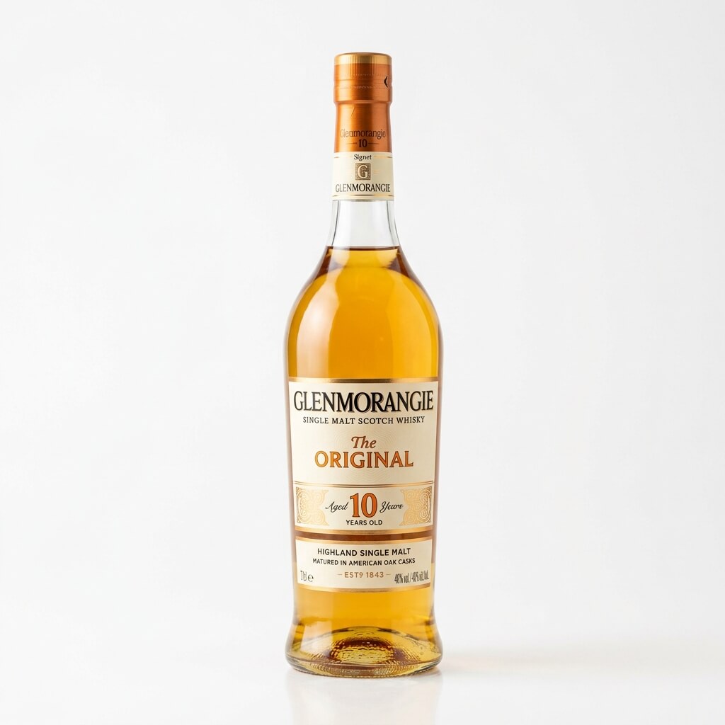 Glenmorangie Original 10 jaar Highland single malt whisky fles