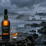 Ardbeg 10 Year Old Cask Strength 2026 - dramatisch Islay kustlandschap