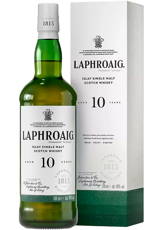 Laphroaig 10 Year Old fles