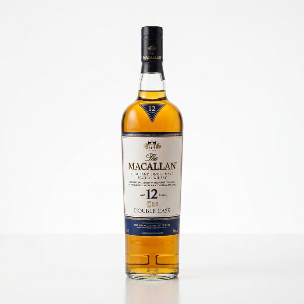 Macallan 12 Double Cask sherry whisky fles