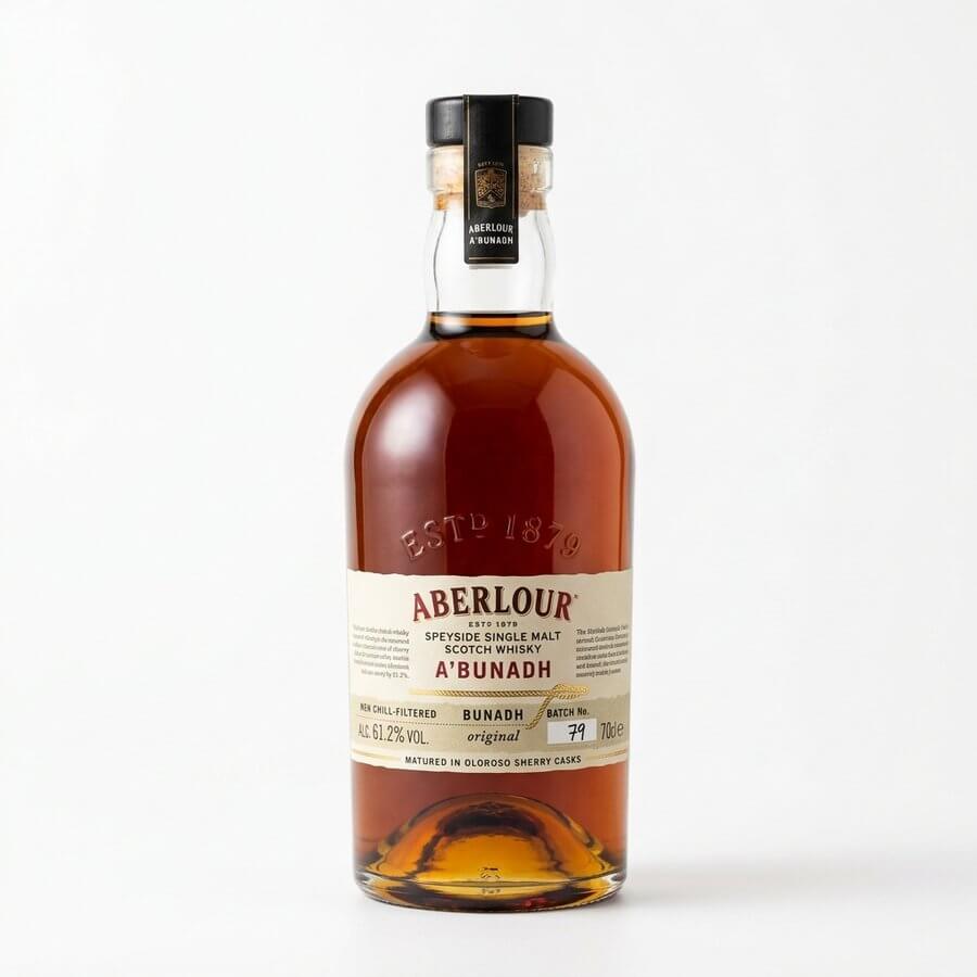 Aberlour A'bunadh cask strength whisky fles