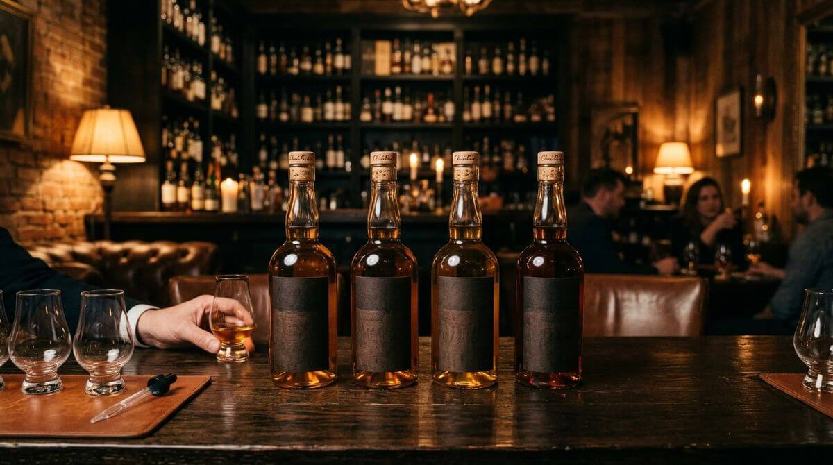 Chichibu 2026 releases vier nieuwe Japanse whisky flessen met Mount Fuji op de achtergrond