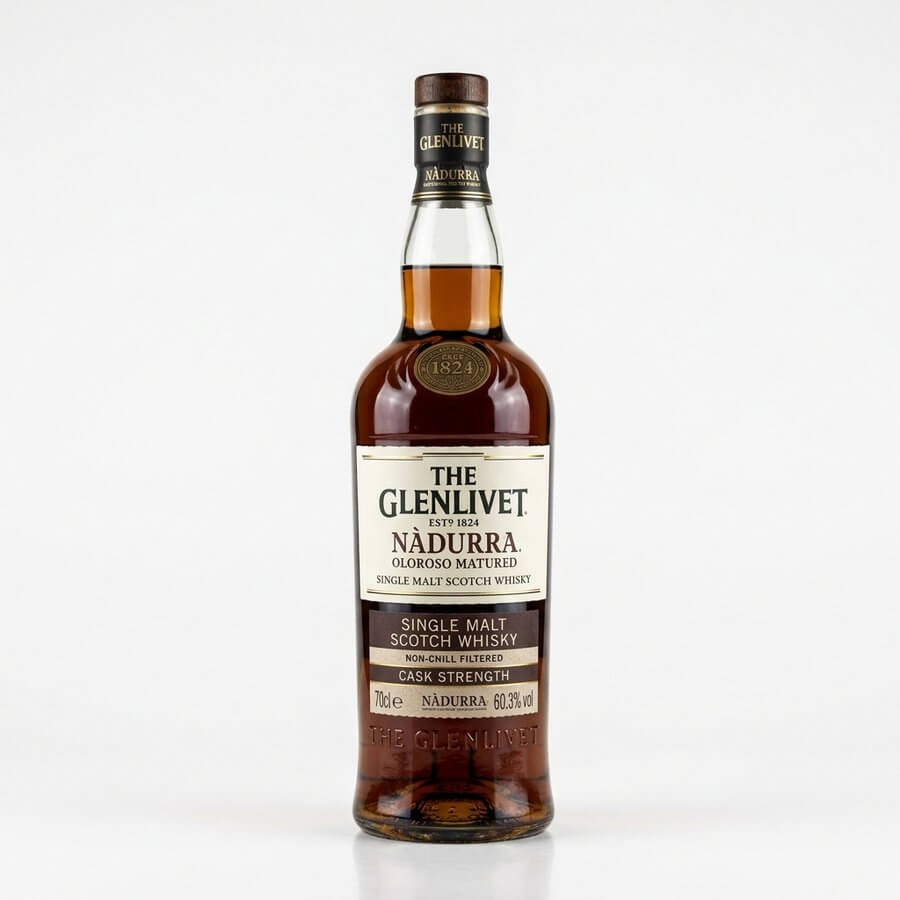 Glenlivet Nadurra Oloroso cask strength whisky fles