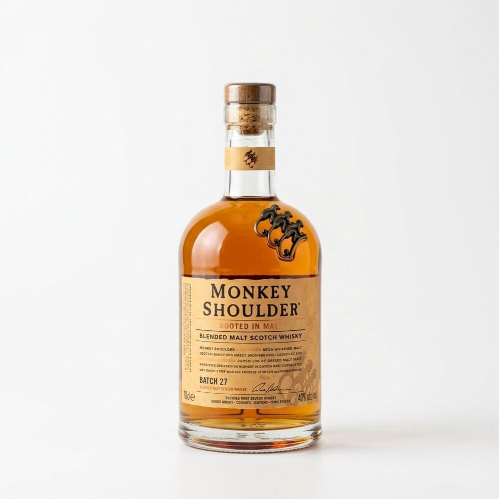 Monkey Shoulder blended malt whisky fles