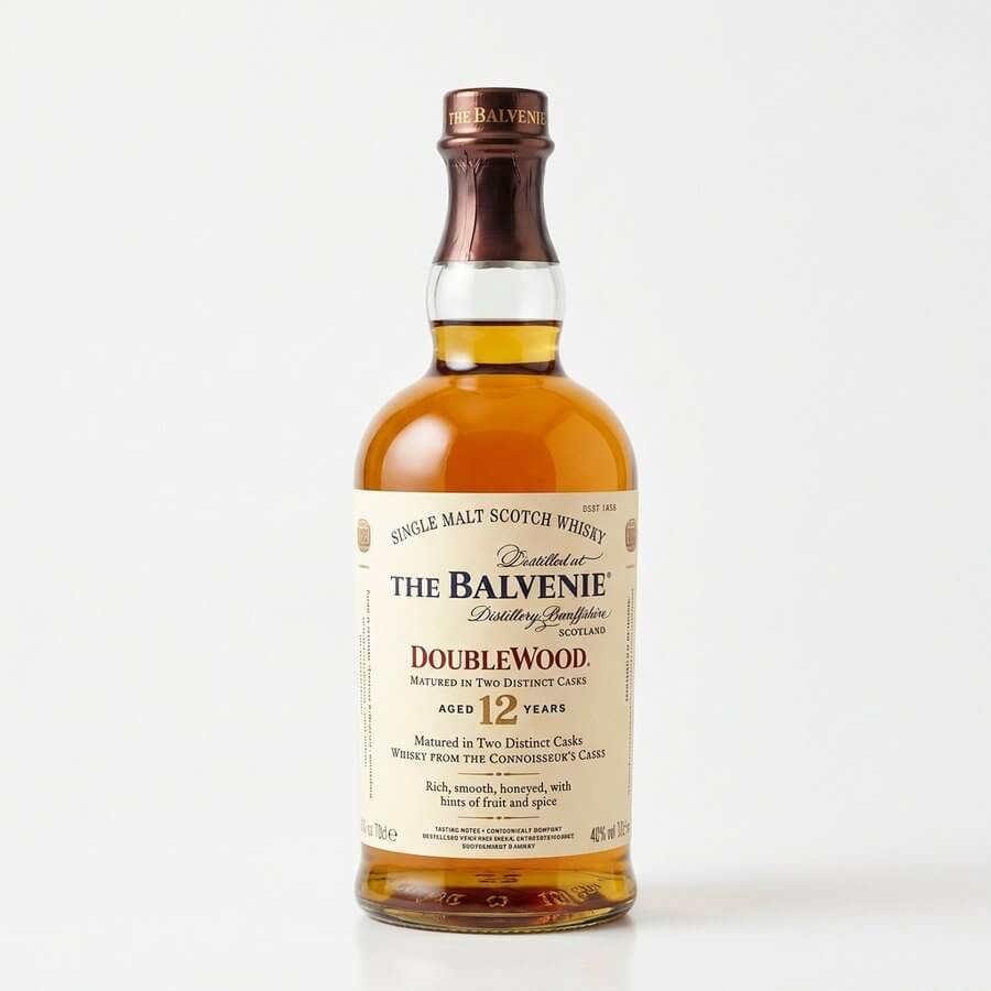 Balvenie DoubleWood 12 single malt whisky fles
