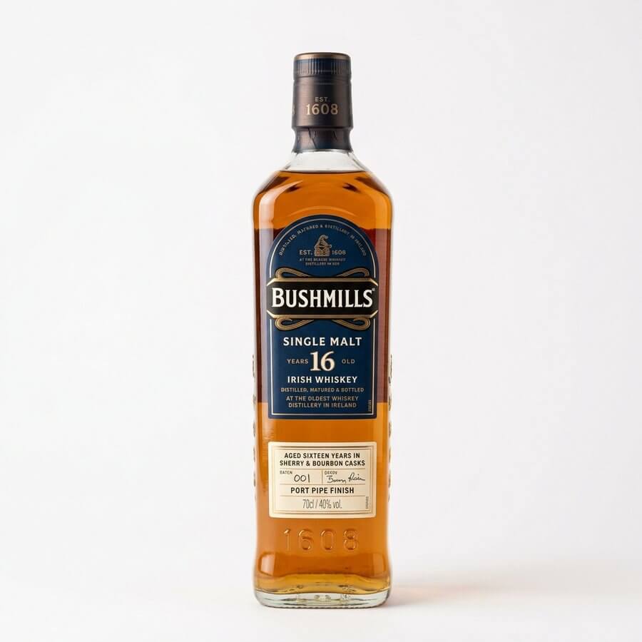 Bushmills 10 Years Single Malt fles