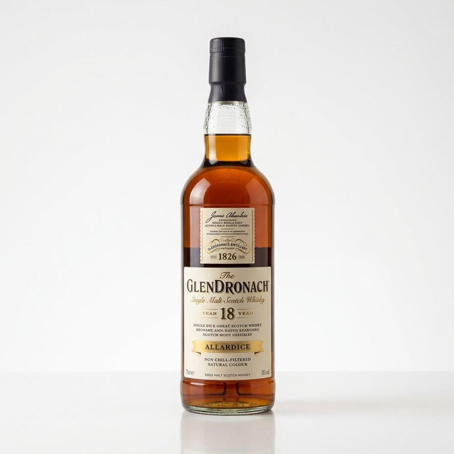 GlenDronach 21 jaar Parliament whisky fles