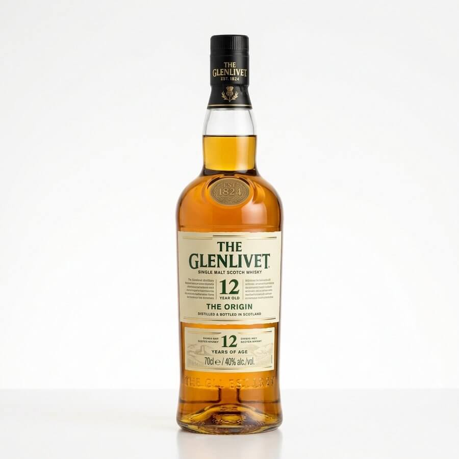 Bourbon whiskey proefset fles