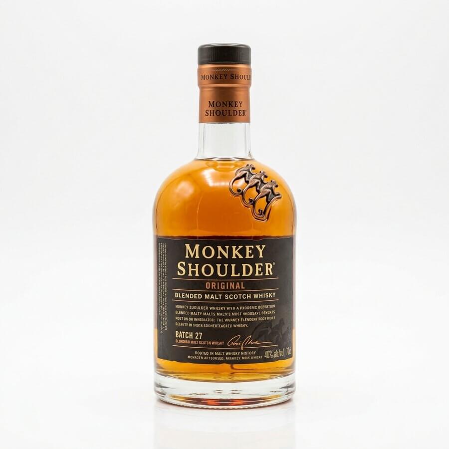 Monkey Shoulder blended malt whisky fles